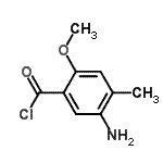 CAS#: 90763-49-8， 5-Amino-2-methoxy-4-methylbenzoyl chloride