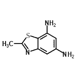 CAS#: 90792-50-0， 2-Methyl-1,3-benzothiazole-5,7-diamine