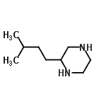 CAS#: 90796-46-6， 2-(3-Methylbutyl)piperazine