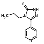 CAS#: 90871-45-7， 4-Propyl-5-(4-pyridinyl)-4H-1,2,4-triazole-3-thiol