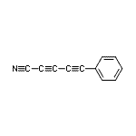 CAS 登录号：91065-09-7， 5-苯基-2,4-戊二炔腈