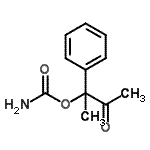 CAS#: 91133-45-8， 3-Oxo-2-phenyl-2-butanyl carbamate