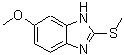 CAS#: 91168-31-9， 6-Methoxy-2-(methylsulfanyl)-1H-benzimidazole
