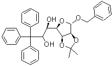 CAS#: 91364-11-3， Benzyl 2,3-O-Isopropylidene-6-Trityl-alpha-D-Mannofuranose