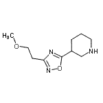 CAS#: 915920-01-3， 3-[3-(2-Methoxyethyl)-1,2,4-oxadiazol-5-yl]piperidine
