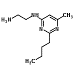 CAS#: 915920-26-2， N-(2-Butyl-6-methyl-4-pyrimidinyl)-1,2-ethanediamine