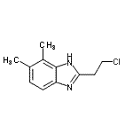 CAS 登录号：915924-16-2， 2-(2-氯乙基)-4,5-二甲基-1H-苯并咪唑