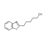 CAS#: 91640-16-3， 5-(1,3-Benzothiazol-2-yl)-1-pentanol