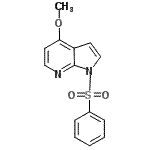 CAS#: 916574-87-3， 4-Methoxy-1-(phenylsulfonyl)-1H-pyrrolo[2,3-b]pyridine