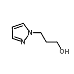 structure of CAS# 917925-71-4, 3-(1H-Pyrazol-1-yl)-1-propanol;3-(1H-pyrazol-1-yl)-1-propanol;3-(1-Pyrazolyl)-1-propanol;3-(Pyrazol-1-yl)-1-propanol