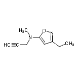 CAS#: 92087-56-4， 3-Ethyl-N-methyl-N-(2-propyn-1-yl)-1,2-oxazol-5-amine