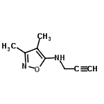 CAS#: 92087-69-9， 3,4-Dimethyl-N-(2-propyn-1-yl)-1,2-oxazol-5-amine