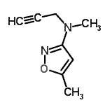 CAS#: 92087-99-5， N,5-Dimethyl-N-(2-propyn-1-yl)-1,2-oxazol-3-amine