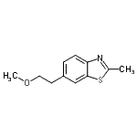 CAS#: 92367-63-0， 6-(2-Methoxyethyl)-2-methyl-1,3-benzothiazole