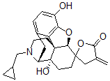 CAS#: 92398-20-4， 3,6,14-Trihydroxy-6-(2-Carboxyallyl)-17-(Cyclopropylmethyl)Morphinan gamma-Lactone 4,5-Epoxide
