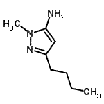 CAS#: 92406-40-1， 3-Butyl-1-methyl-1H-pyrazol-5-amine