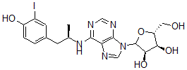 CAS#: 92530-58-0， N(6)-(3-Iodo-4-Hydroxyphenyl)-1-Isopropyladenosine