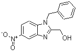 CAS 登录号：92555-02-7， (1-苄基-5-硝基-1H-苯并咪唑-2-基)甲醇