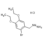 CAS#: 926199-79-3， (2-Bromo-4,5-diethoxybenzyl)hydrazine hydrochloride (1:1)