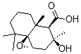 CAS 登录号：92675-11-1， (1aS,8aR)-八氢-3beta-羟基-3,4aalpha,8,8-四甲基-3H-萘并[1,8a-b]环氧乙烯-4alpha-羧酸