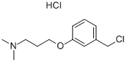 结构式 CAS# 926921-62-2, 3-[3-(氯甲基)苯氧基]-N,N-二甲基-1-丙胺盐酸盐(1:1)