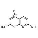 CAS#: 92741-41-8， 6-(Ethylsulfanyl)-5-nitro-2-pyridinamine