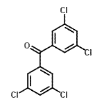 结构式 CAS# 92758-86-6, 二(3,5-二氯苯基)甲酮