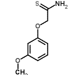 CAS#: 927982-46-5， 2-(3-Methoxyphenoxy)ethanethioamide