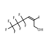 CAS 登录号：92835-82-0， (2E)-4,4,5,5,6,6,6-七氟-2-碘-2-己烯-1-醇