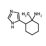 CAS 登录号：929102-08-9， 2-(1H-咪唑-5-基)-1-甲基环己烷胺