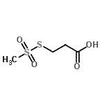 CAS#: 92953-12-3， 3-[(Methylsulfonyl)sulfanyl]propanoic acid