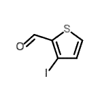 结构式 CAS# 930-97-2, 3-碘-2-噻吩甲醛