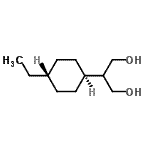 CAS 登录号：93129-38-5， 2-(反式-4-乙基环己基)-1,3-丙烷二醇