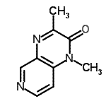 CAS 登录号：93192-52-0， 1,3-二甲基吡啶并[3,4-b]吡嗪-2(1H)-酮
