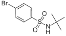 结构式 CAS# 93281-65-3, 4-溴-N-叔丁基-苯磺酰胺