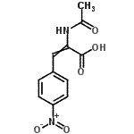 CAS 登录号：93341-45-8， 2-乙酰氨基-3-(4-硝基苯基)丙烯酸