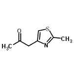 CAS#: 933688-56-3， 1-(2-Methyl-1,3-thiazol-4-yl)acetone