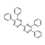CAS#: 93372-16-8， 5,5',6,6'-Tetraphenyl-3,3'-bi-1,2,4-triazine