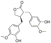 CAS#: 93376-04-6， (3R,4R)-3,4-Bis[(3-Hydroxy-4-Methoxy-Phenyl)Methyl]Oxolan-2-One