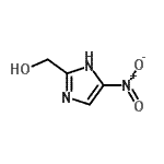 结构式 CAS# 934-63-4, (4-硝基-1H-咪唑-2-基)甲醇