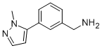 结构式 CAS# 934570-45-3, 3-(1-甲基-1H-吡唑-5-基)-苯甲胺