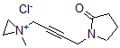 CAS#: 93522-12-4， 1-Methyl-1-(4-(2-oxo-1-pyrrolidinyl)-2-butynyl)aziridinium chloride