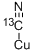structure of CAS# 93596-81-7, Copper Cyanide(Cu(13Cn))