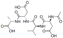 CAS 登录号：93620-52-1， (3S)-3-[[(2S)-2-[[(2S)-2-乙酰氨基-3-羧基丙酰基]氨基]-3-甲基丁酰基]氨基]-3-[[(1S)-1-羧基乙基]氨基甲酰基]丙酸