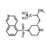 CAS#: 936233-01-1， 5-{[(3S)-3-Isobutyl-1-piperazinyl]sulfonyl}isoquinoline dihydrochloride