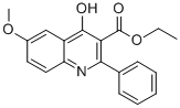 CAS#: 93663-71-9， 3-Quinolinecarboxylic Acid, 4-Hydroxy-6-Methoxy-2-Phenyl-, Ethyl Ester