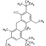 CAS#: 93803-63-5， 2,2'-Methylenebis[4-ethyl-3-methyl-6-(2-methyl-2-propanyl)phenol]