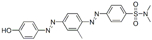 CAS#: 93805-41-5， 4-[[4-[(4-Hydroxyphenyl)Azo]-o-Tolyl]Azo]-N,N-Dimethylbenzenesulphonamide