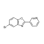 CAS 登录号：938458-81-2， 5-溴-2-(3-吡啶基)-1,3-苯并恶唑
