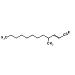 CAS 登录号：93882-38-3， 4-甲基十二碳烯-1-腈